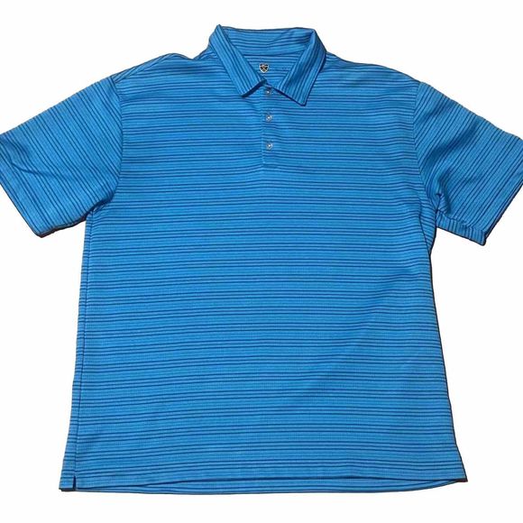 Nike Golf Other - Nike Golf Men’s Stripe Polo Shirt Blue XL Short Sleeve